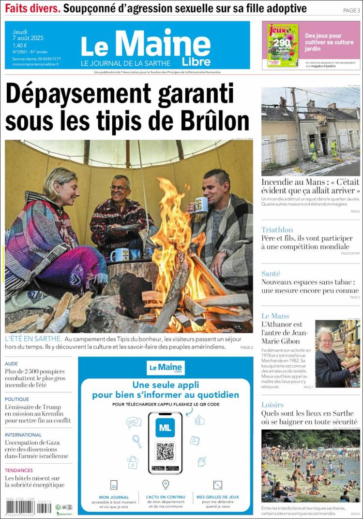 Portada de Le Maine Libre (France)