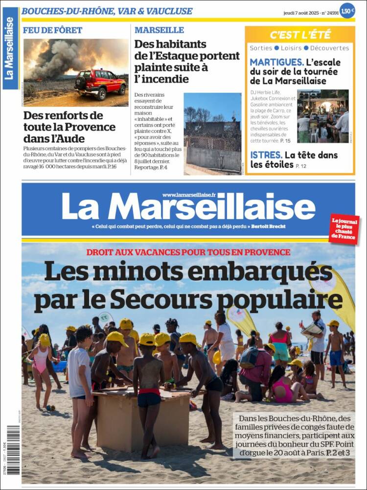 Portada de La Marseillaise (France)
