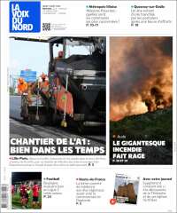 Portada de La Voix du Nord (France)