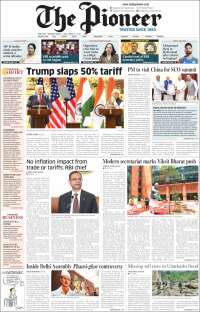 Portada de The Pioneer (India)