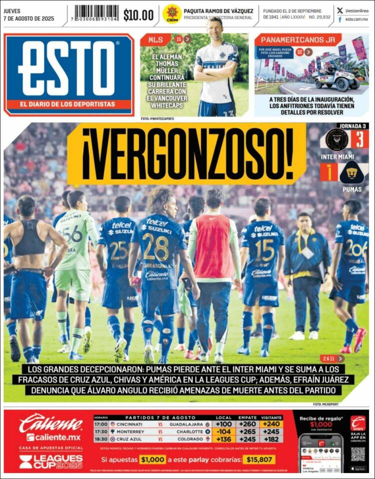 Portada de Esto (Mexico)