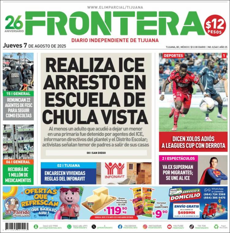 Portada de Frontera (Mexico)