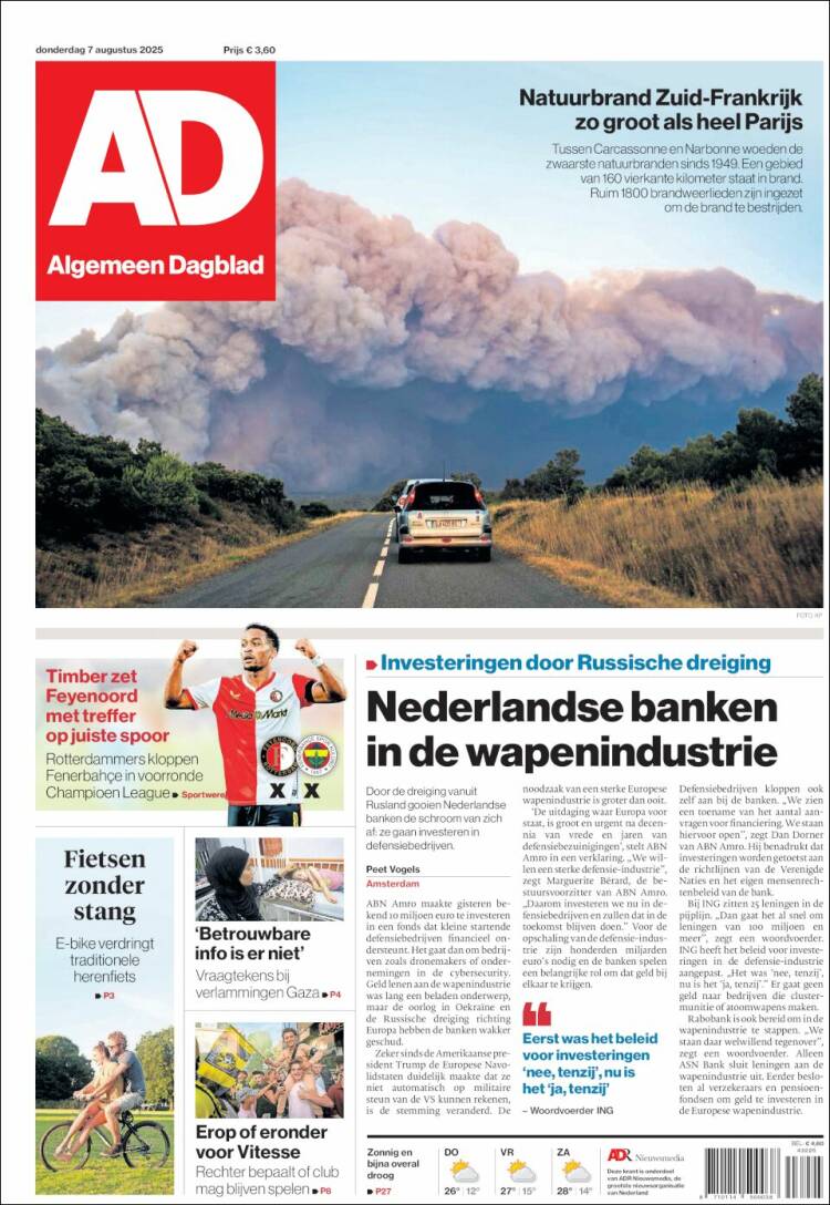 Portada de AD (Países Bajos)