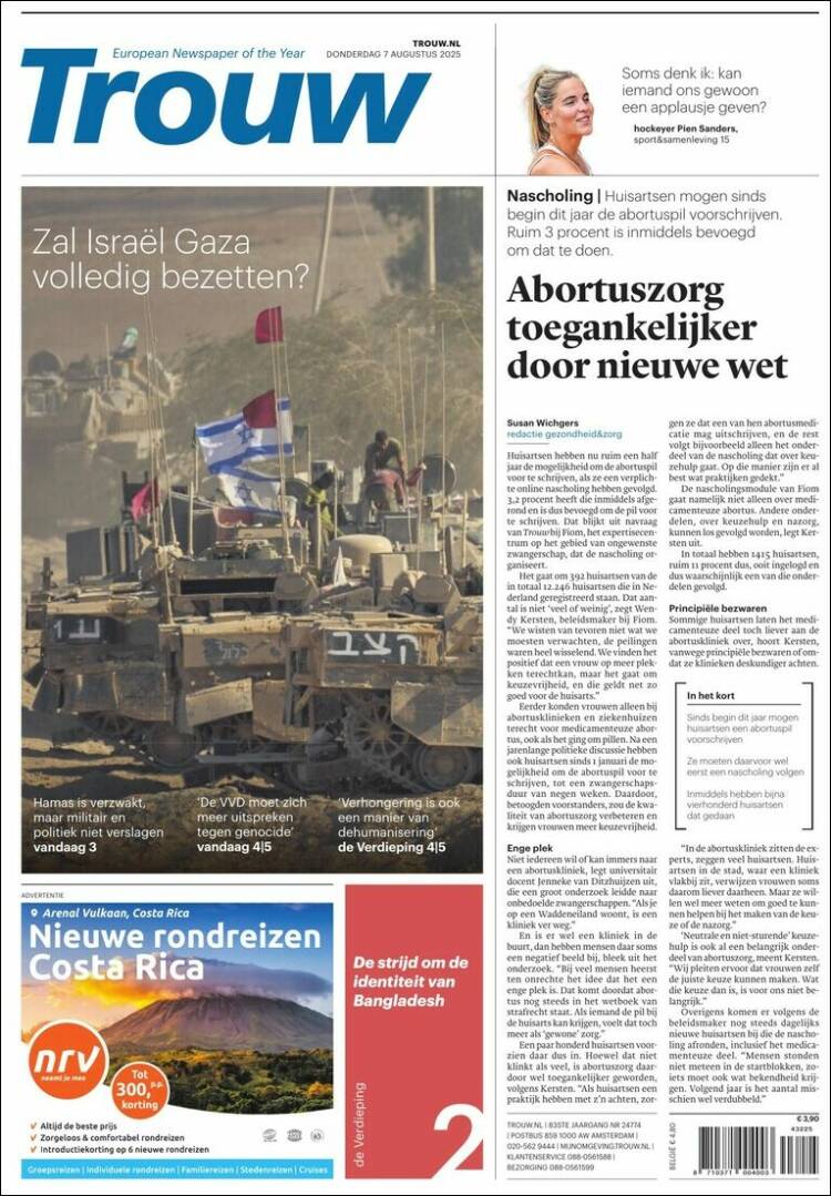 Portada de Trouw (Netherlands)