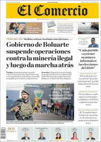 Portada de El Comercio (Peru)