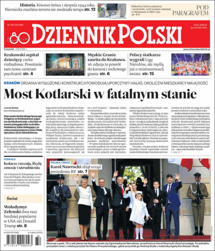 Portada de Dziennik (Poland)