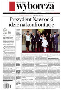 Portada de Gazeta Wyborcza (Poland)