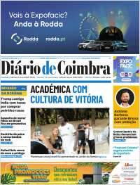 Portada de Diário de Coimbra (Portugal)