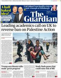 Portada de The Guardian (United Kingdom)