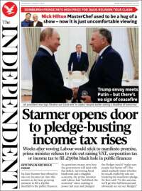 Portada de The Independent (United Kingdom)