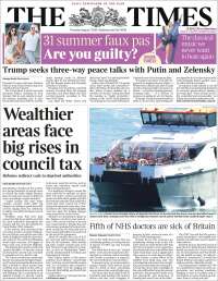 Portada de The Times (United Kingdom)
