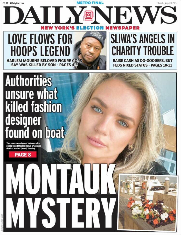 Portada de Daily News - New York (USA)