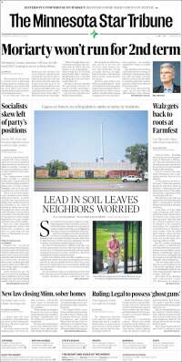 Portada de Star Tribune (USA)