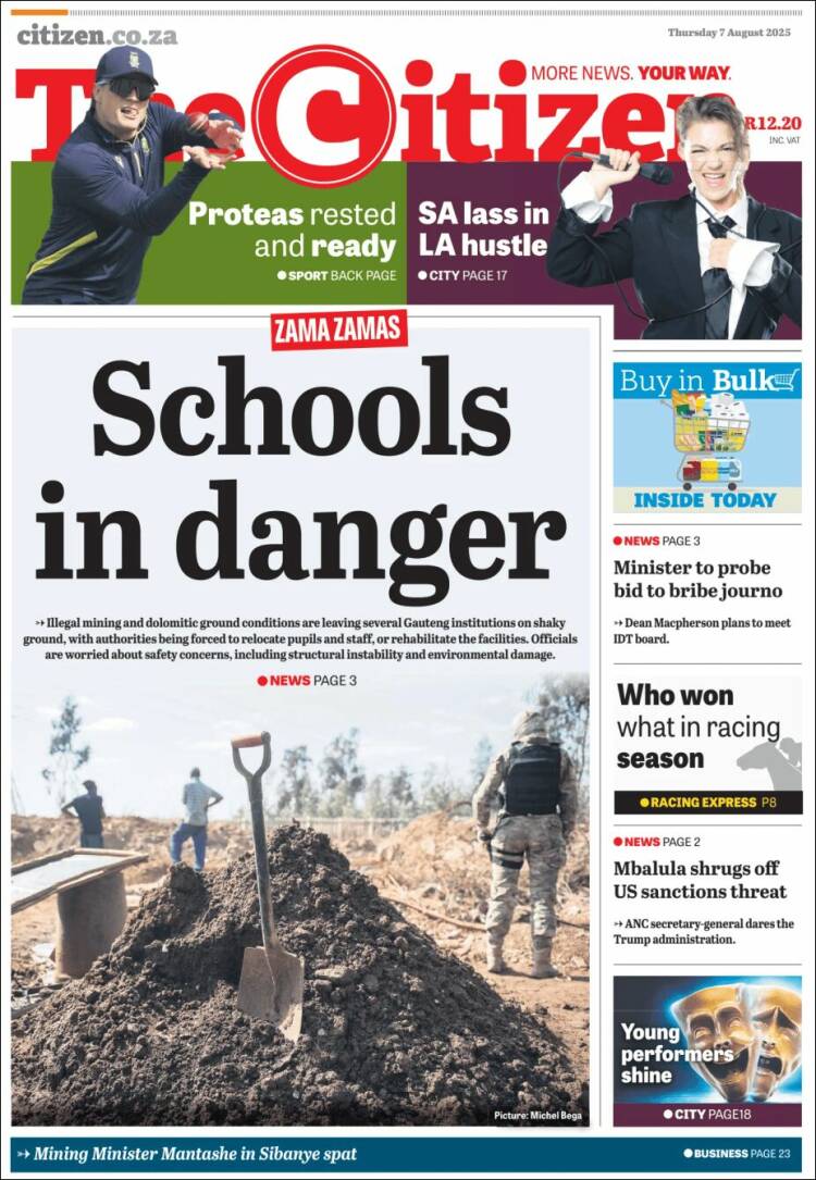 Portada de The Citizen (South Africa)