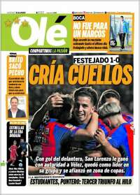Portada de Olé (Argentina)