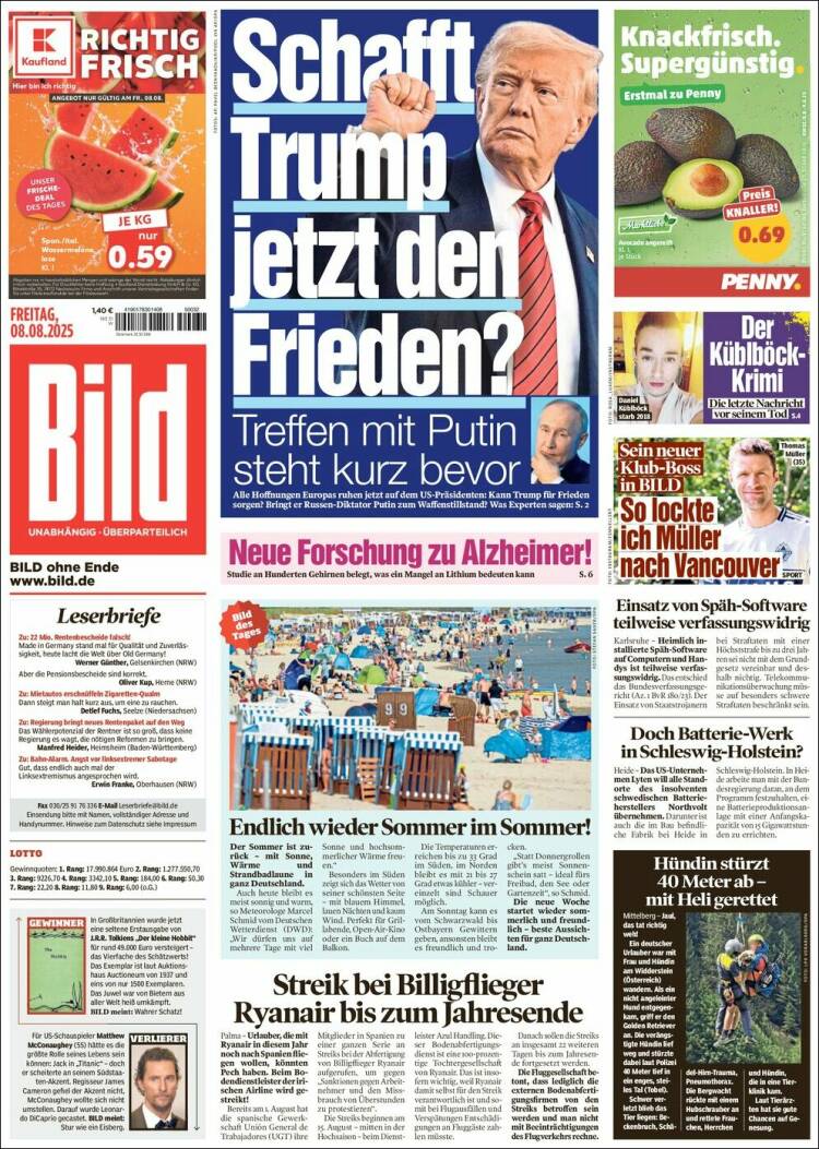 Portada de Bild (Germany)