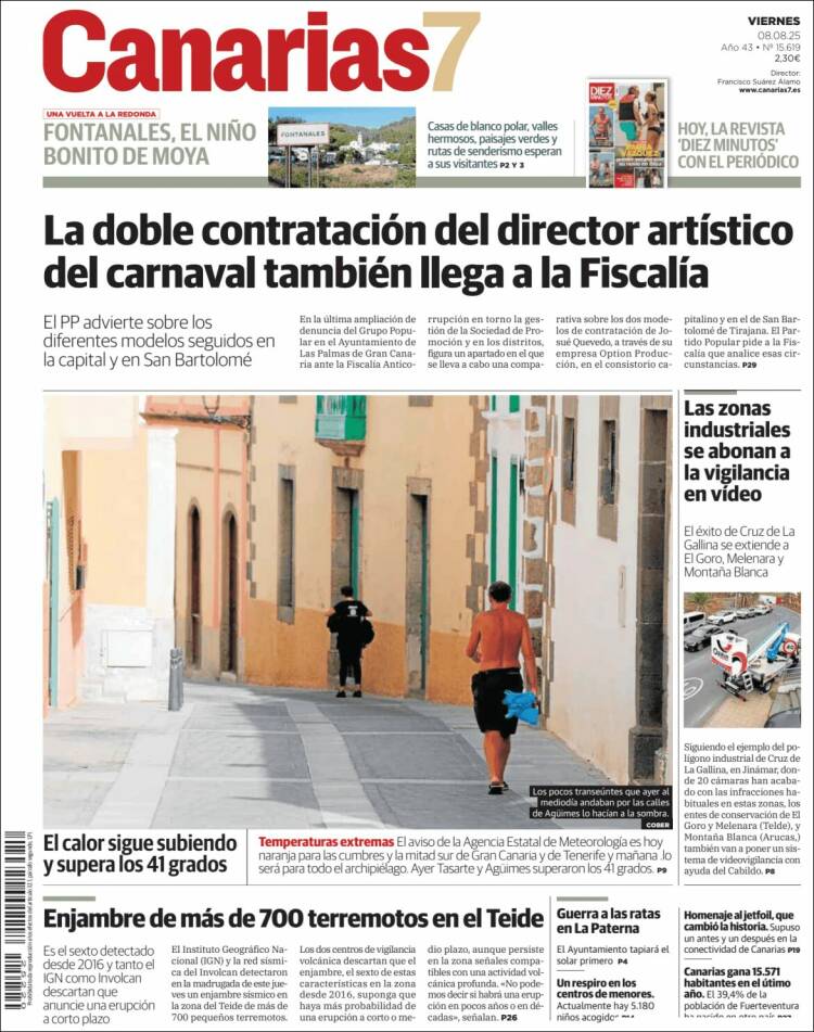Portada de Canarias 7 (Spain)