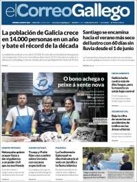 Portada de El Correo Gallego (Spain)