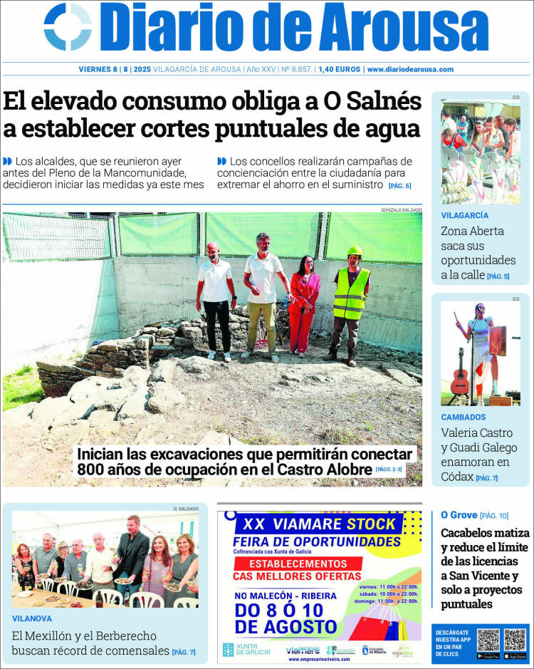 Portada de Diario de Arousa (Spain)