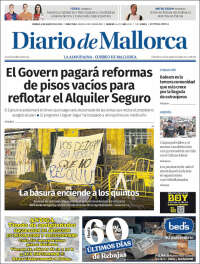 Portada de Diario de Mallorca (Spain)