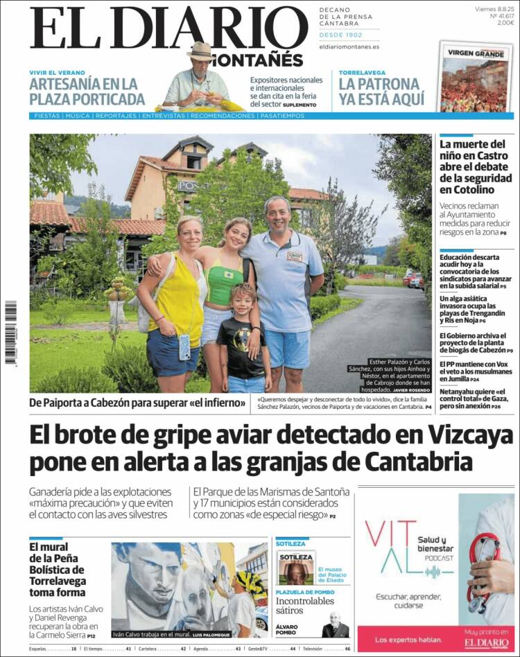 Portada de El Diario Montañés (Spain)
