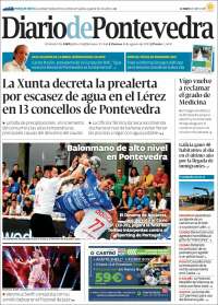 Portada de Diario de Pontevedra (Spain)