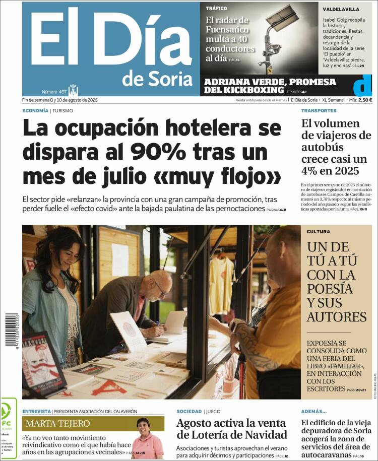 Portada de El Día de Soria (Spain)