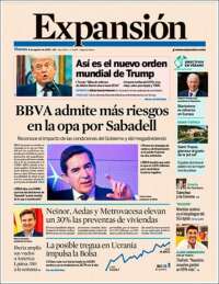 Portada de Expansión (Spain)