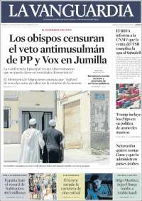 Portada de La Vanguardia (Spain)