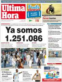 Portada de Última Hora (Spain)