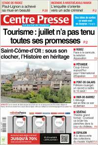 Portada de Centre Presse (France)