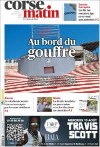 Portada de Corse-Matin (France)