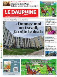 Portada de Le Dauphiné Libéré (France)