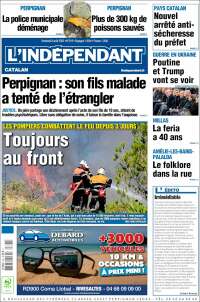 Portada de Le Indépendant (France)