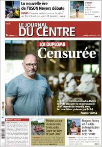 Portada de Le Journal du Centre (France)
