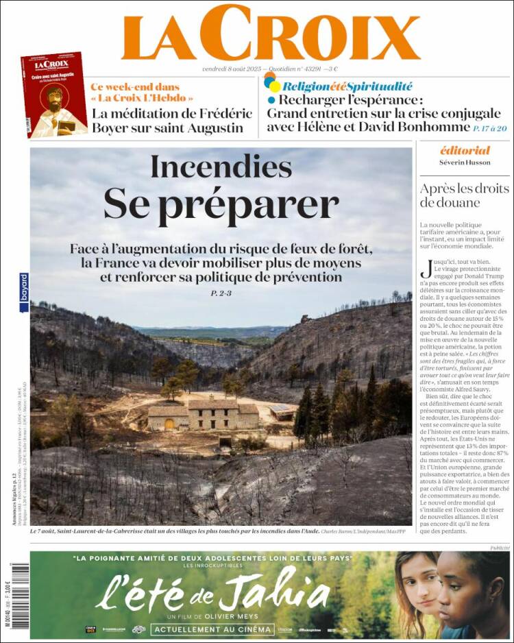 Portada de La Croix (France)