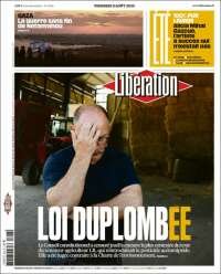 Portada de Libération (France)