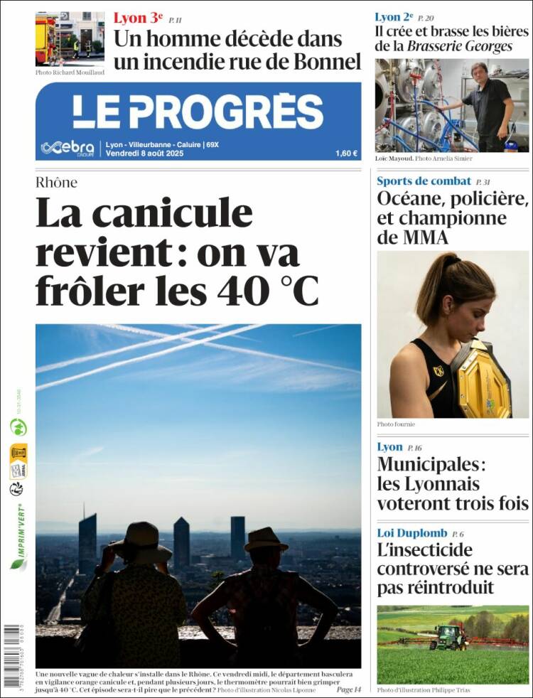 Portada de Progres de Fecamp (France)