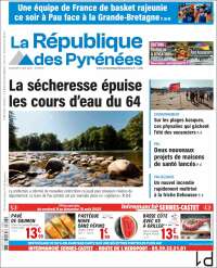 Portada de La République des Pyrénées (France)