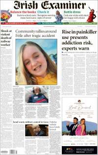 Portada de Irish Examiner (Irlanda)