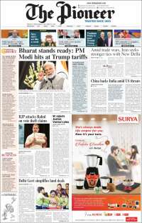 Portada de The Pioneer (India)