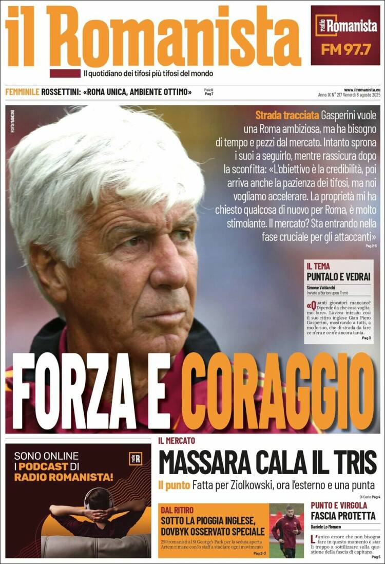 Portada de Romanista (Italy)
