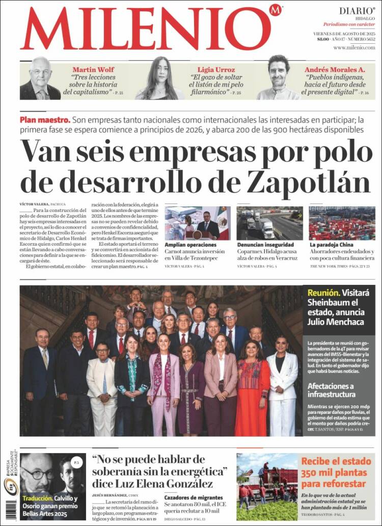 Portada de Milenio de Hidalgo (Mexico)