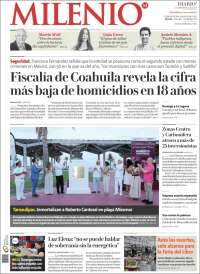 Portada de Milenio - Laguna (Mexico)