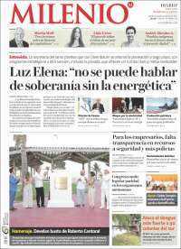 Portada de Milenio - Tamaulipas (México)