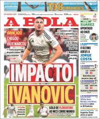 Portada de A Bola (Portugal)