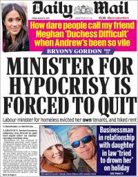 Portada de Daily Mail (United Kingdom)