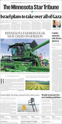Portada de Star Tribune (USA)