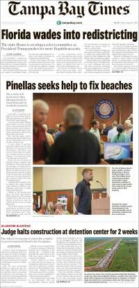 Portada de Tampa Bay Times (USA)