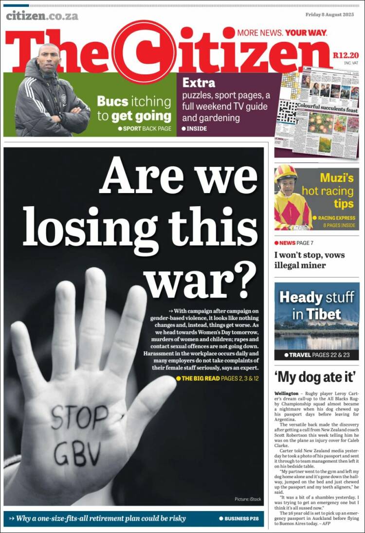 Portada de The Citizen (South Africa)
